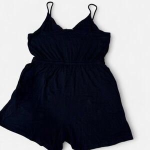 Women Black One-Piece Romper
